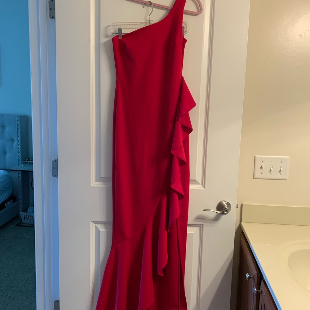 One Shoulder Fashion Nova Evening Gown